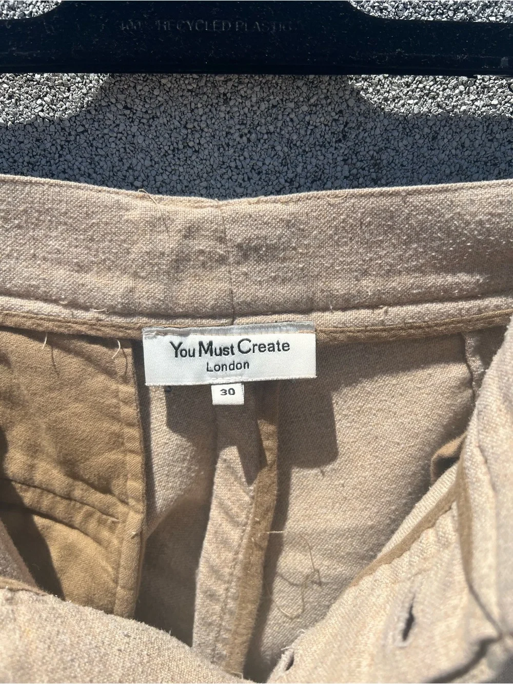 Classic Men's Cream Dress Pants